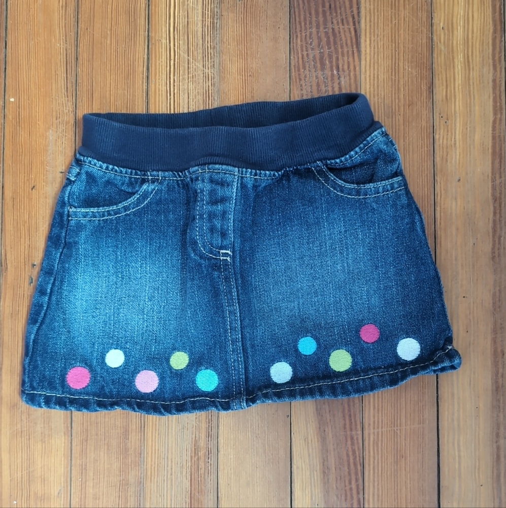 Toddler denim skirt